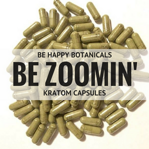Be Happy Botanicals, Be Zoomin' Capsules [Kratom, Supplements, & Botanicals]