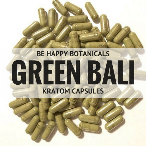 Be Happy Botanicals, Green Bali Capsules [Kratom, Supplements, & Botanicals]